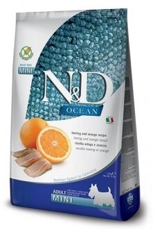 N&D Ocean Tahılsız Ringa Balıklı ve Portakallı Küçük Irk 2.5 kg Köpek Maması kullananlar yorumlar